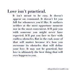 Unexpected Love Quotes