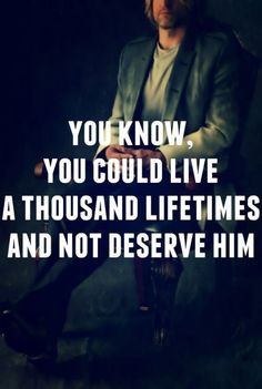 Haymitch to Katniss about Peeta. One of my favorite lines. ♥ More