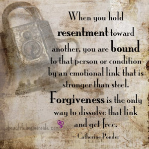 Forgiveness, and Letting Go of Anger