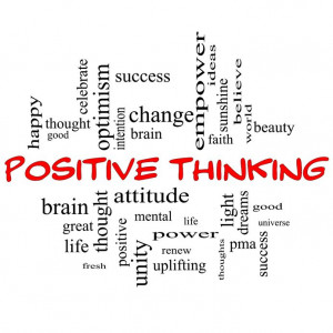 ... the positive, otherwise any positive thinking techniques won't work