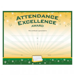 Home > Attendance Excellence Certificate
