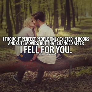 Crush Quotes - I thought perfect people only existed in books