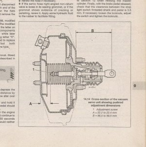 Peugeot 205 Vacuum Brake Servo Graphic