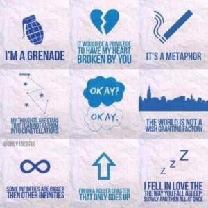 The Fault In Our Stars quotes!