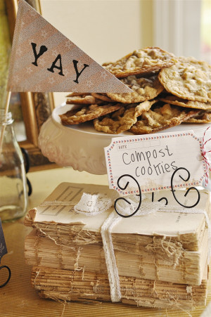 Of course there was milk too - we had 3 choices. We served it out of ...