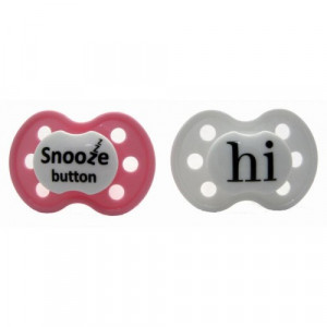 Lots To Say Soothers 2 Pack - Snooze Button