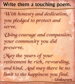 Police Retirement Quotes Funny Quotesgram