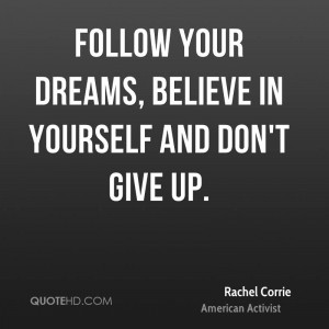 Rachel Corrie Dreams Quotes