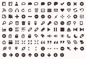 More than 120 practical small icon vector material