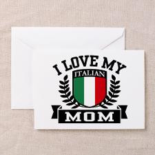 Love My Italian Mom Greeting Cards (Pk of 10) for