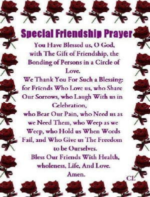 Friendship Prayer