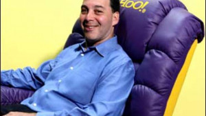 Dan Rosensweig Yahoo 39 s chief operating officer sits in his chair at
