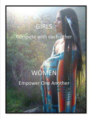 Girls compete with each other