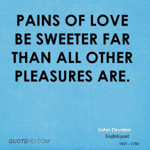John Dryden Love Quotes
