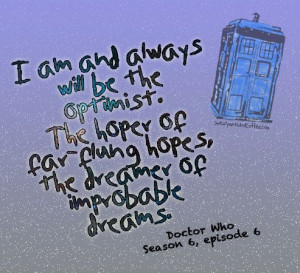 Dreamer Of Improbable Dreams | Doctor Who #quotes