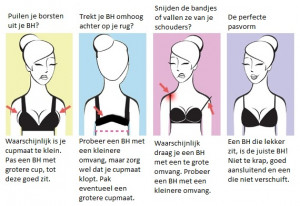 ... de Nederlandse dames de verkeerde BH maat draagt? Volgens het TNS Nipo