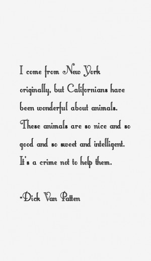 come from New York originally, but Californians have been wonderful ...