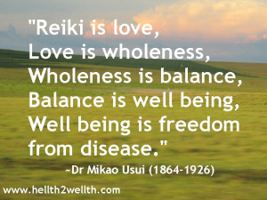 Reiki is only done as an in-person program.