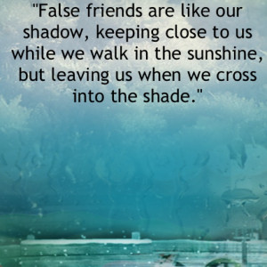 Choose your friends wisely