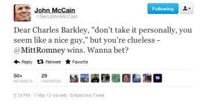 ... Bet On The Election Outcome Against Compulsive Gambler Charles Barkley