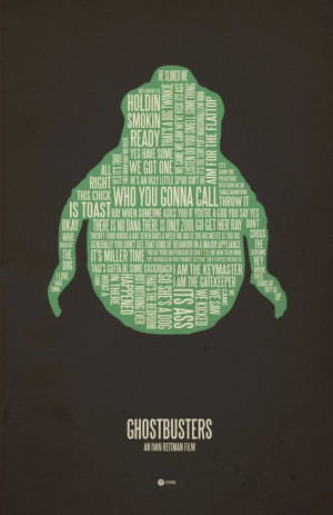 Society 6 reveals Ghostbusters quote poster