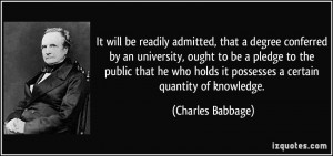 It will be readily admitted, that a degree conferred by an university ...