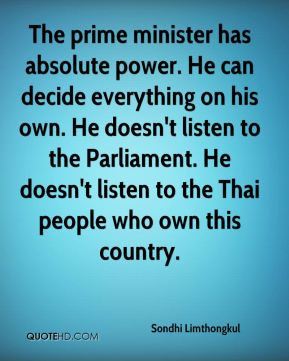 Absolute Power Quotes