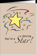 You’re a Dancing Star! card - Product #175146