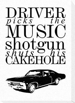 Supernatural - Driver picks the music... by glassCurtain