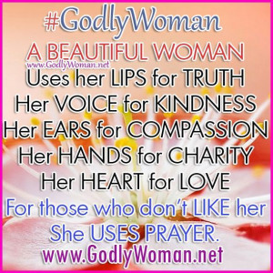 GODLY WOMAN...