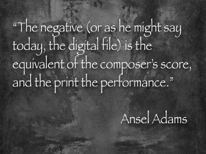 An iconic name in photography is Ansel Adams. Over the course of his ...