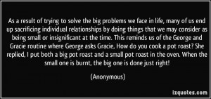 As a result of trying to solve the big problems we face in life, many ...