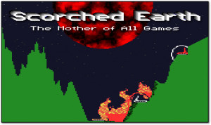 Scorched Earth MS DOS Game