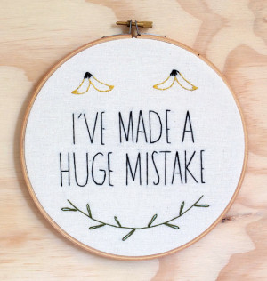Arrested Development Bluth family embroidered quote, hoop art ...