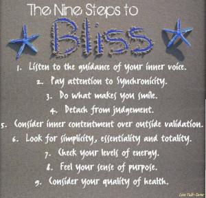 The Nine Steps to Bliss..... Intuition Quotes (112) Spiritual