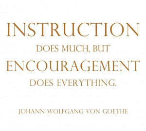If Goethe agrees with the Ninja way, we must be doing something right!