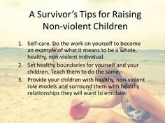 Raising Non-Violent Children: A Survivor's Perspective~ My personal ...
