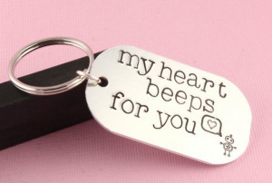 My Heart Beeps For You Geek Love Couples by StampinOffThePath