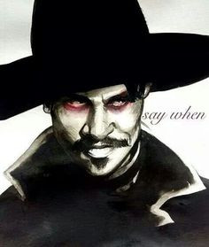 Those eyes! - Val Kilmer, Doc Holliday from Tombstone.