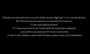 Nell' incipit del videoclip, alcune frasi che spiegano a tutti ...