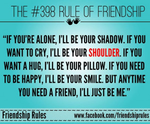 Friendship rules