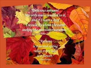 Seasonal Soundings: Welcome, Autumn!