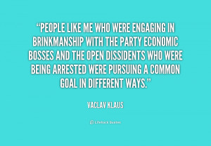 Vaclav Klaus Quotes