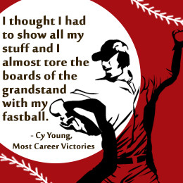 Cy Young baseball quote