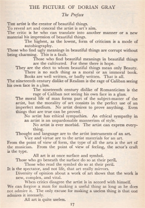 favourite oscar wilde dorian gray