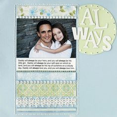 father daughter scrapbook page more family scrapbook scrapbook ideas ...