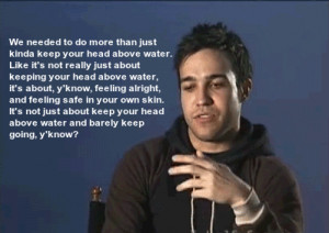 trappedinmydelusions:Pete Wentz on suicide and depression [x]