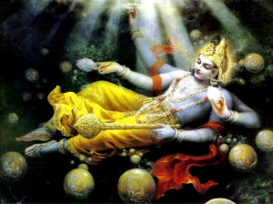 Zillions of Universes emerging from Shri Maha-Vishnu