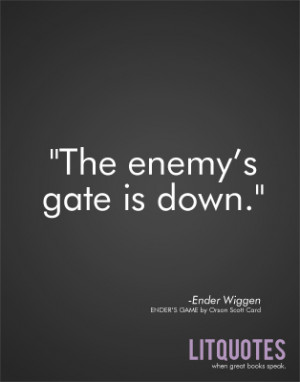 Ender's Game Book Quote Posters