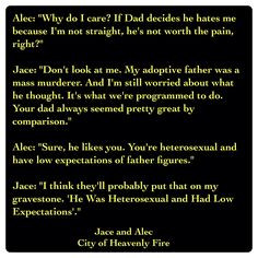 Jace Lightwood and Alec Lightwood (City of Heavenly Fire by Cassandra ...